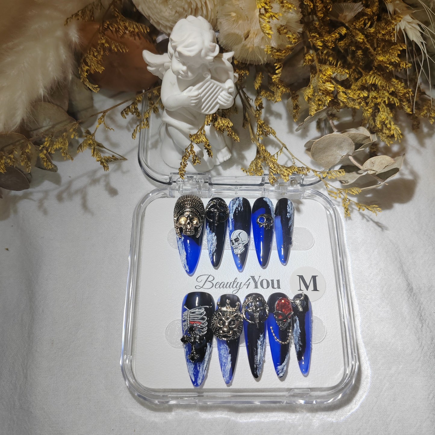 Dark Blue Skull H0097
