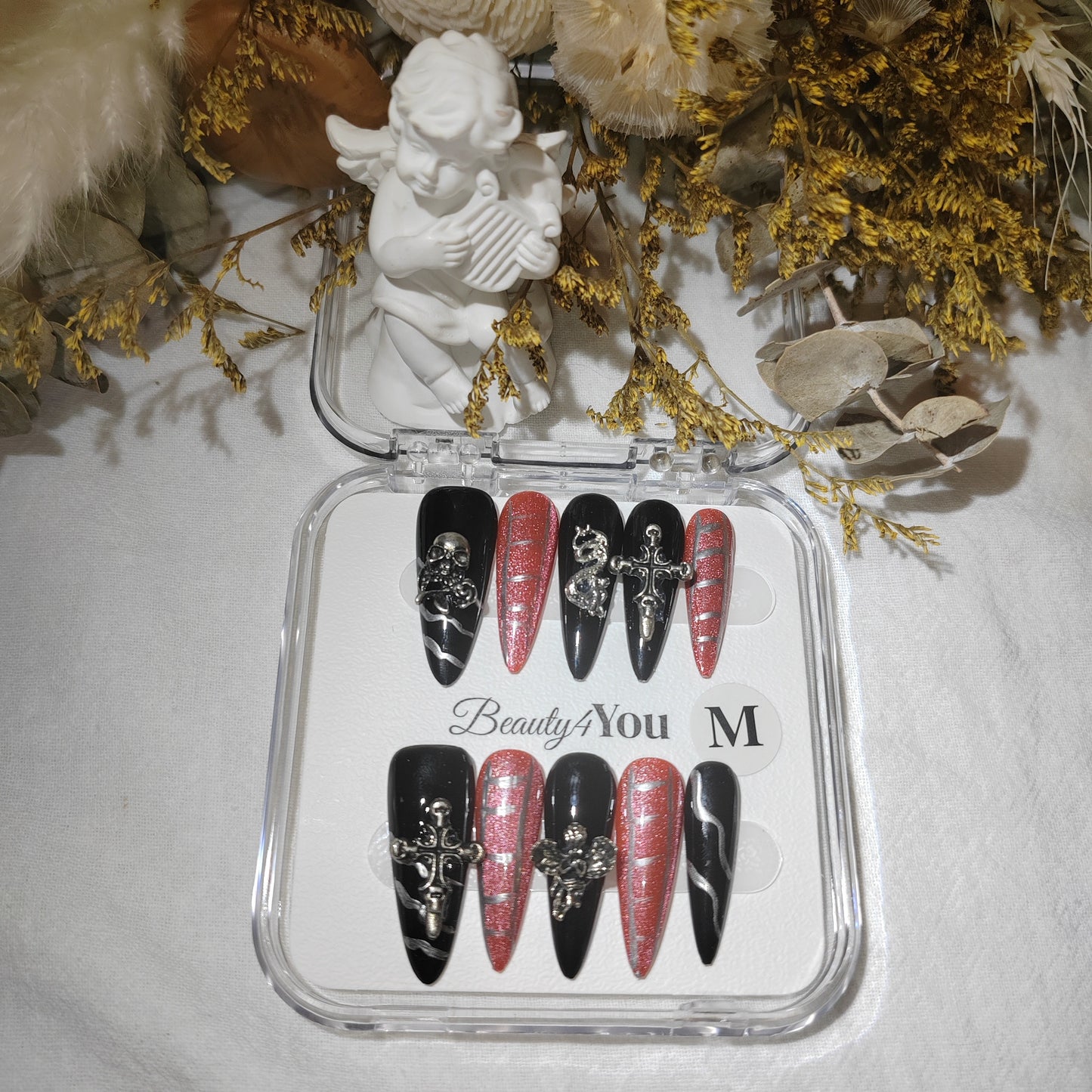 Gothic Red Sparkle H0064