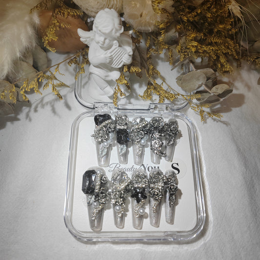 Silver Rose Glam H0077