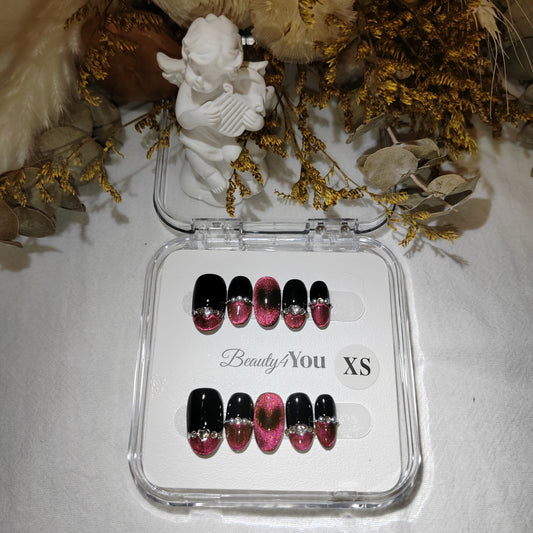 Pink Heart Glam H0042