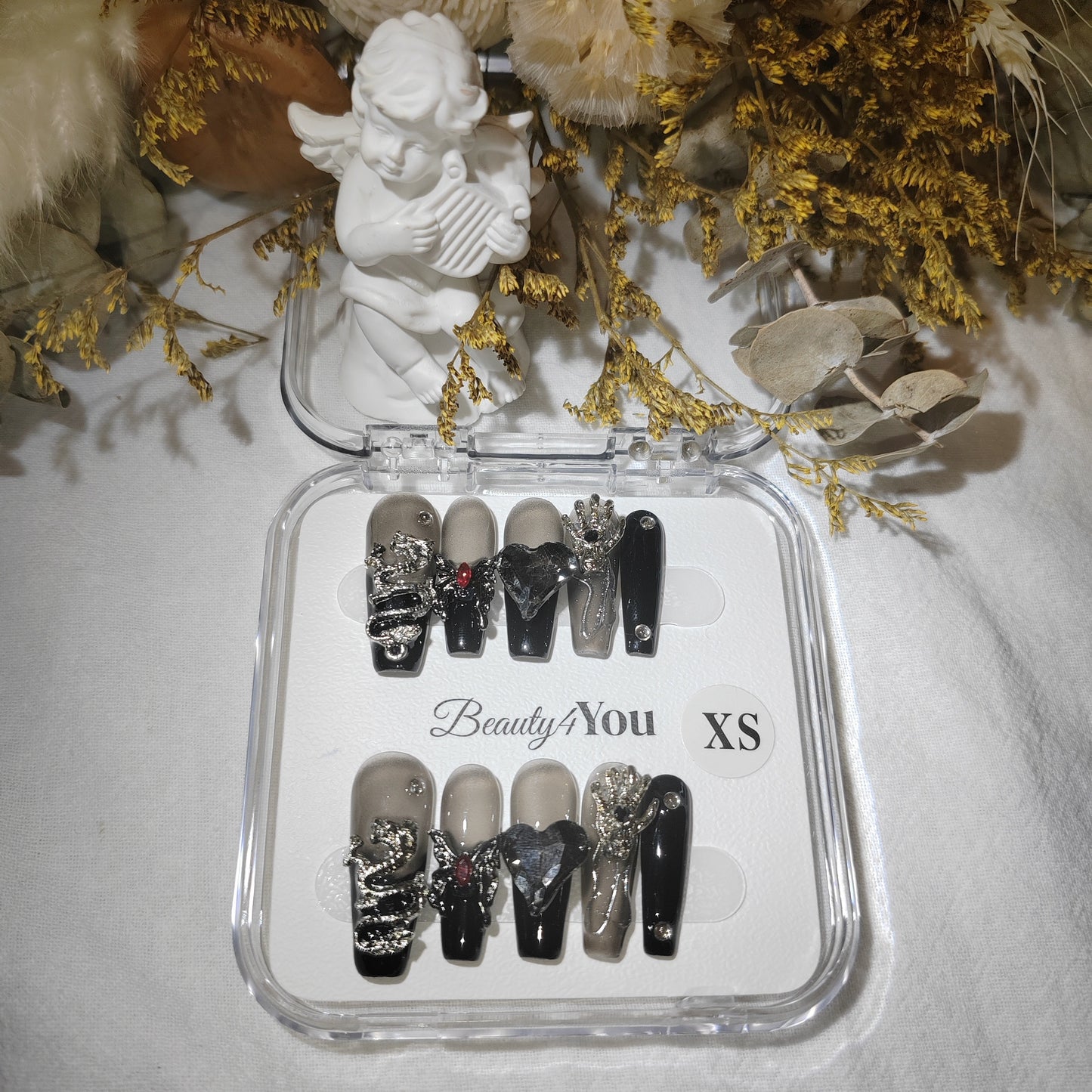 Elegancia gris negra H0060