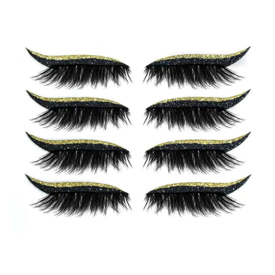Eyeliner Eyelashes Set - Beauty4You